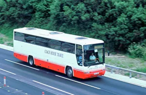 Motorway Prints: 2002 Coach on M27 motorway