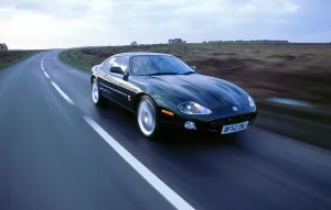 Driving On Road Prints: 2002 Jaguar XKR coupe
