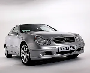 2003 Prints: 2003 Mercedes Benz C200k Coupe