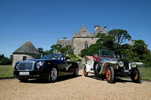 Turret Prints: 2009 Rolls Royce Phantom Drophead Coupe with 1909 Rolls Royce Silver Ghost