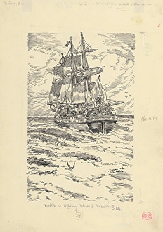 Exploring Prints: 21.- And the ship rushed from the father's bay to the sea
