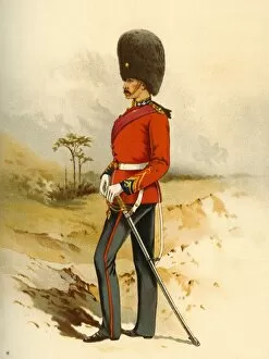 Bearskin Collection: The 23rd - Royal Welsh Fusiliers, 1890. Creator: Godfrey Douglas Giles