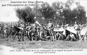 Military Equipment Gallery: 24th company of the French Foreign Legion, Taza, Morocco, 1904