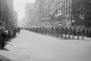 27th Parade, Mar 1918. Creator: Bain News Service