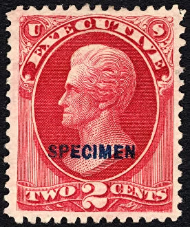 2c Andrew Jackson Executive special printing single, 1875. Creator: Unknown