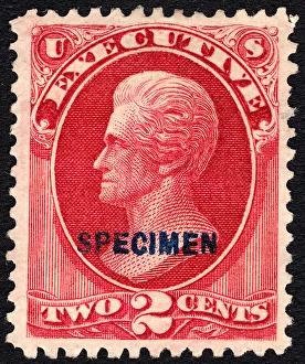 2c Andrew Jackson Executive special printing single, 1875. Creator: Unknown 2c Andrew Jackson Executive special printing single, 1875. Creator: Unknown