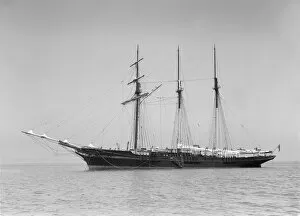 St George Gallery: The 3 masted auxiliary schooner St George, 1911. Creator: Kirk & Sons of Cowes