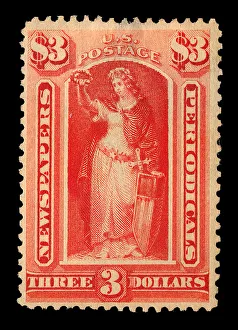 $3 Victory Newspapers and Periodicals single, 1879. Creator: Unknown