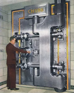 Massive Prints: 30-ton treasury door, 1938