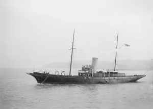 The 357 ton steam yacht Yarta, 1939. Creator: Kirk & Sons of Cowes