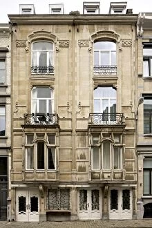 Dormer Window Gallery: 39 & 41 Rue De Magistrat, Ixelles, Brussels, Belgium, (1904), c2014-2017. Artist