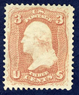 3c Washington single, 1861. Creator: National Bank Note Company