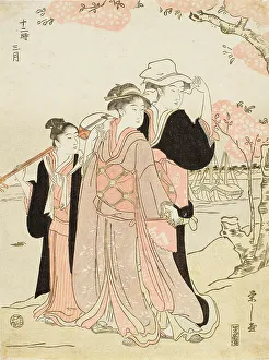 March Prints: The 3rd Month, 1780s. Creator: Hosoda Eishi
