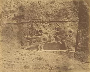 Achaemenian Collection: (4) [Naksh-i Rustam, Near Persepolis], 1840s-60s. Creator: Luigi Pesce
