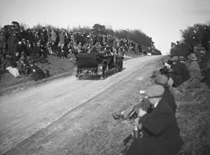 Kop Hill Prints: 4-seater touring car at the Essex Motor Club Kop Hillclimb, Buckinghamshire, 1922
