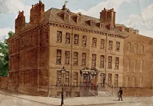 Emslie Prints: 40-41 Queen Square, London, immediately before demolition
