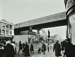 Neighbourhood Prints: 419-427 Brixton Road, Lambeth, London: looking south by Atlantic Road