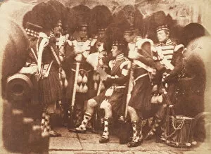 Sock Collection: The 42nd Gordon Highlanders, Edinburgh Castle, 1843-47. Creators: David Octavius Hill