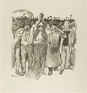 Working Class Gallery: 43160, March 1894. Creator: Theophile Alexandre Steinlen
