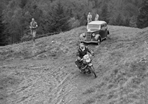 Hawick Prints: 490 cc AJW of GEH Godber-Ford competing in the MCC Edinburgh Trial