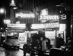 Night Life Prints: 52nd Street, New York, N.Y. ca. 1948. Creator: William Paul Gottlieb