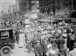 Strolling Prints: 5th Ave. - Easter 1911. Creator: Bain News Service