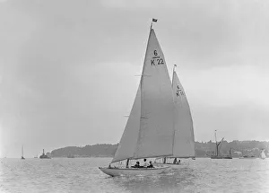 The 6 Metre class Maid Marion (K22) and Freesia (K11), 1921