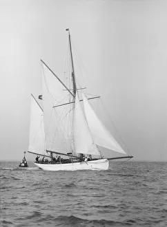 The 60 ft ketch Linth, 1912. Creator: Kirk & Sons of Cowes