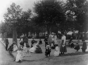 Paving Prints: 6th Division mathematics class on a street paving problem