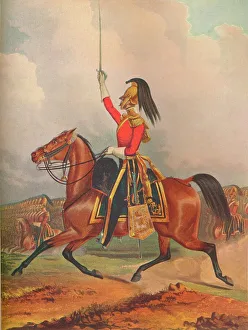 Command Prints: 6th Dragoon Guards. Officer (Carabiniers), 1844. (1914)