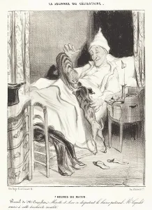Awakening Prints: 7 heures du matin, 1839. Creator: Honore Daumier