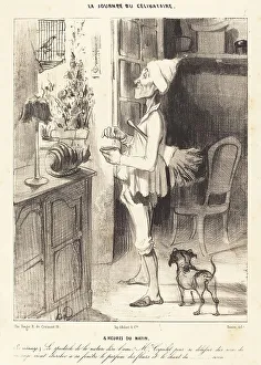 Looking Out Prints: 8 heures du matin, 1839. Creator: Honore Daumier