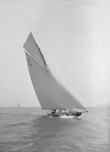 The 8 Metre class Endrick, 1911. Creator: Kirk & Sons of Cowes