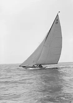 The 8 Metre Ierne, 1914. Creator: Kirk & Sons of Cowes