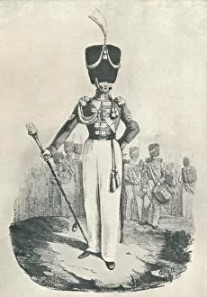 Baton Gallery: 87th Regiment or Royal Irish Fusiliers, Drum Major (1828), 1828 (1909). Artist: Maxim Gauci