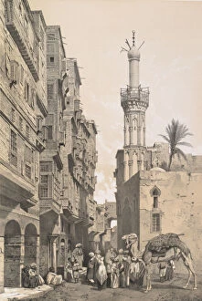 Minarets Gallery: 88. Une rue, àRosette, 1843. Creator: Joseph Philibert Girault De Prangey