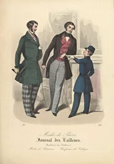 892 from Modes de Paris, Journal des Tailleurs, 1848. Creator: Unknown