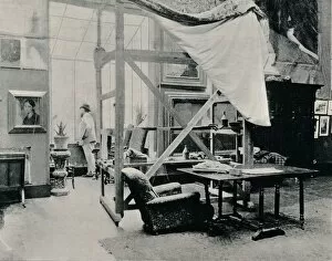 Framework Collection: A. Besnard in his Studio, c1897