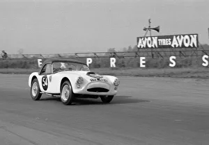 A. C. Ace-Bristol, Ecurie Chiltern at Silverstone 1959. J. McKechnie. Creator: Unknown