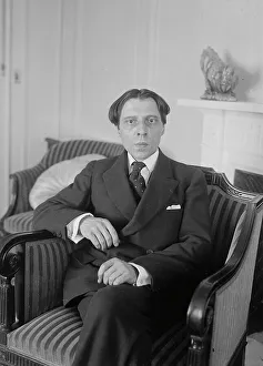 Centre Parting Prints: A. Cortot, between c1915 and c1920. Creator: Bain News Service