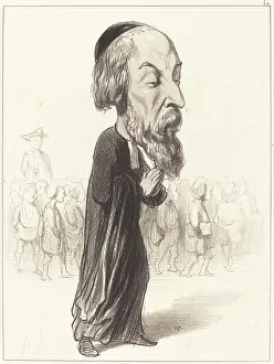 Honor Daumier Prints: A. Fred. Pierre comte de Falloux, 1849. Creator: Honore Daumier