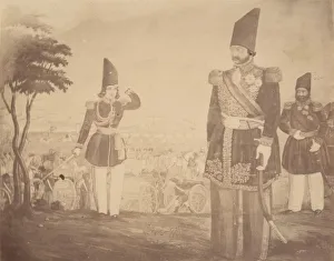 Possibly By Luigi Pesce Prints: [A Persian revue in a painting that once belonged to Ardeshir Mirza, uncle of the king