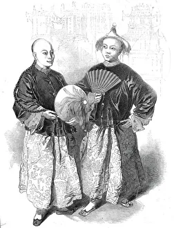 A-Shing and A-Yow, at the Chinese Collection, 1845. Creator: Unknown