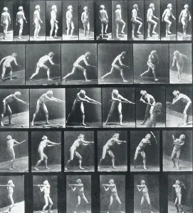 Motion Prints: A: Walking. B: Ascending a Step