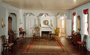 Parlor Prints: A11: Rhode Island Parlor, c. 1820, United States, c. 1940