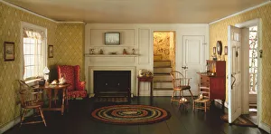 Living Room Gallery: A12: Cape Cod Living Room, 1750-1850, United States, c. 1940