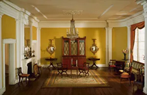 Tiny Prints: A14: Pennsylvania Drawing Room, 1834-36, United States, c. 1940