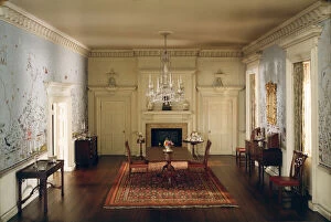 Chandelier Collection: A20: Virginia Dining Room, 1758, United States, c. 1940. Creator: Narcissa Niblack Thorne