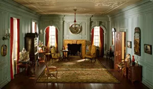 Virginia Collection: A23: Virginia Drawing Room, 1754, United States, c. 1940
