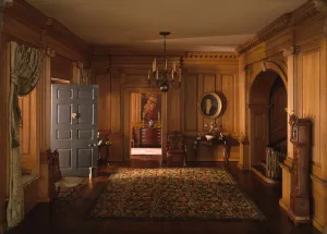 Virginia Collection: A24: Virginia Entrance Hall, 1751-55, United States, c. 1940